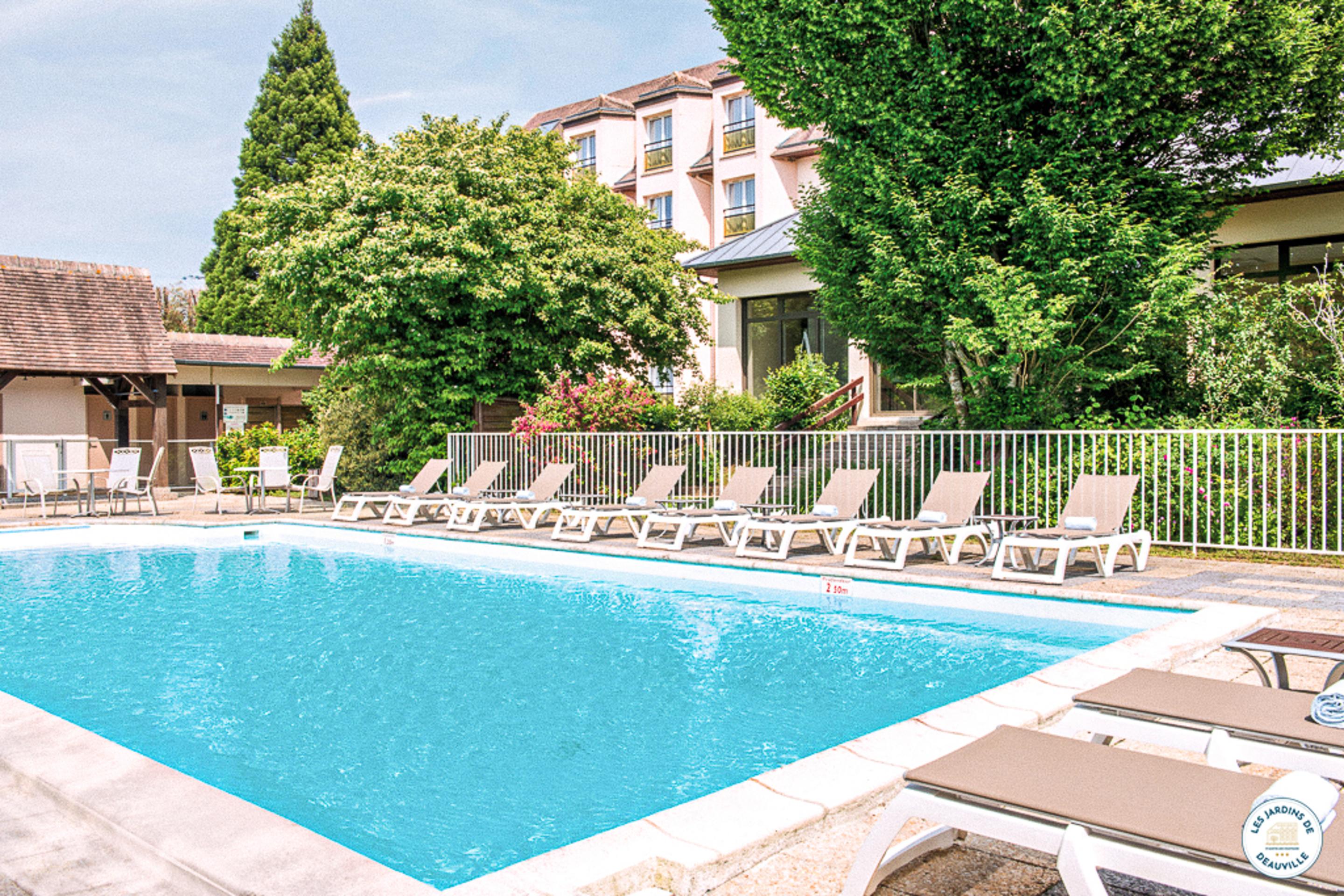 Hotel Les Jardins De Deauville Saint-Martin-aux-Chartrains Kültér fotó
