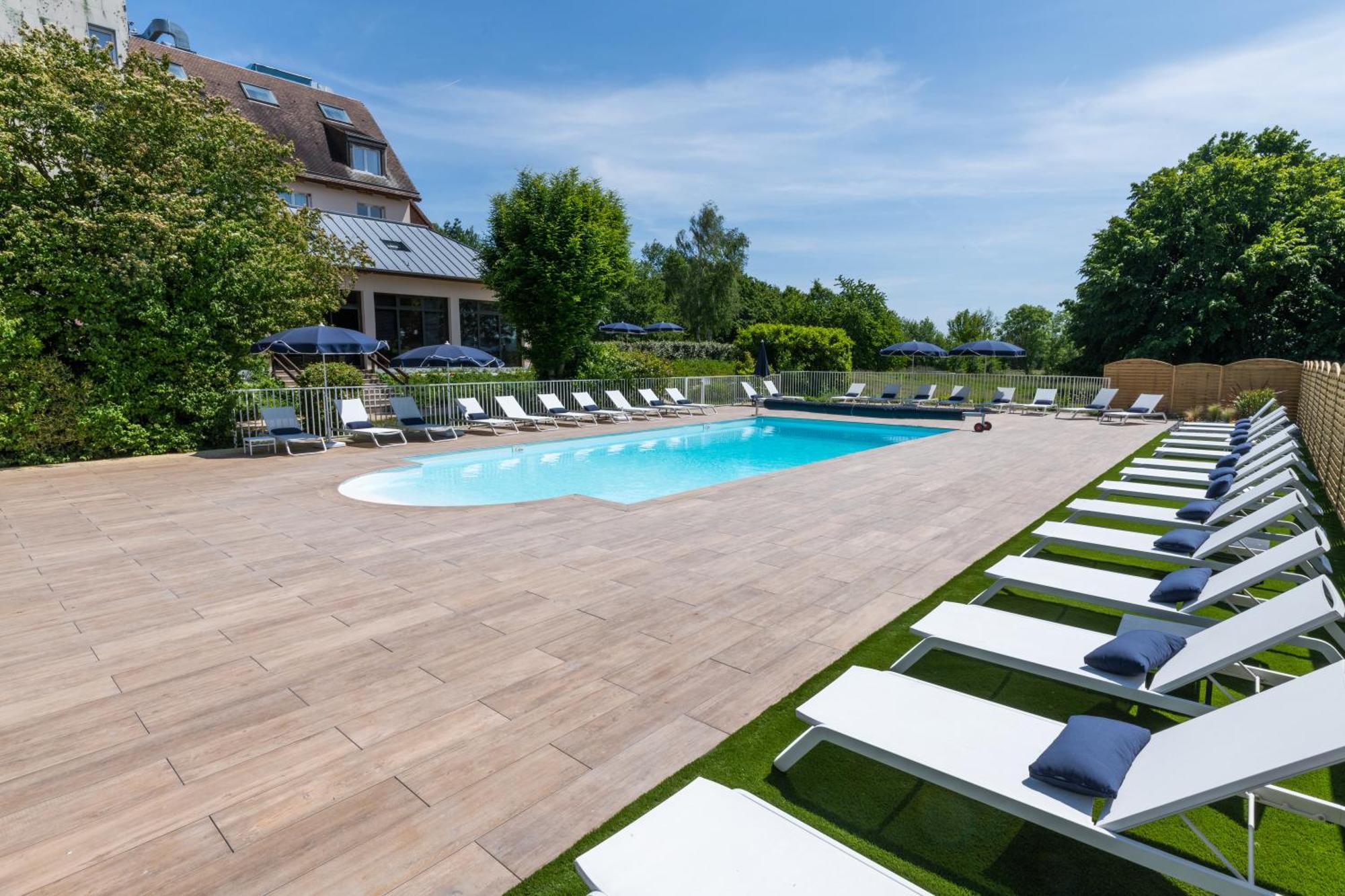 Hotel Les Jardins De Deauville Saint-Martin-aux-Chartrains Kültér fotó
